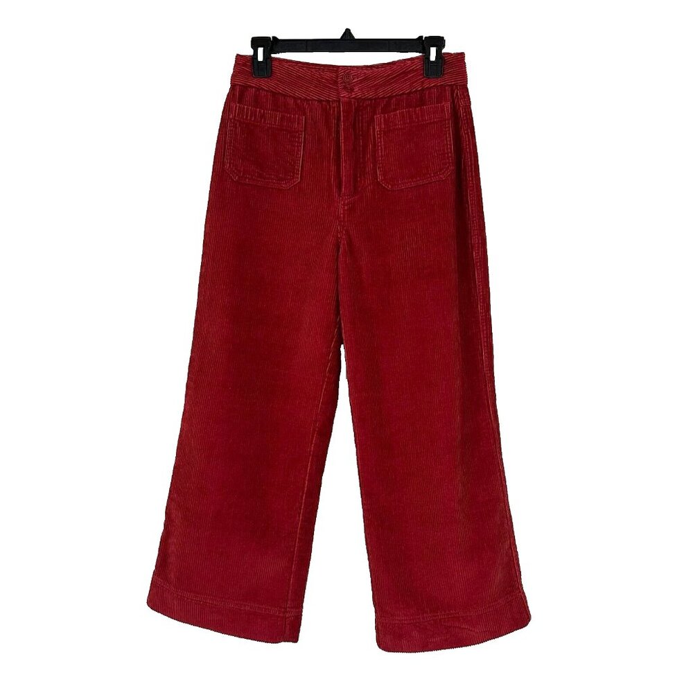 Marine Layer Red Wide Leg Tally Cords